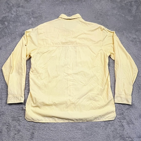 Dakota Grizzly Button Up Fishing Shirt Men's XL Yellow Roll Tab Long Sleeve - Picture 13 of 16